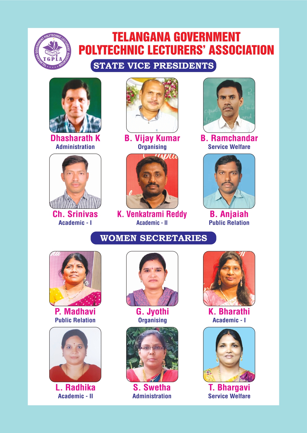 State Vice Presidents & Women Secretaries